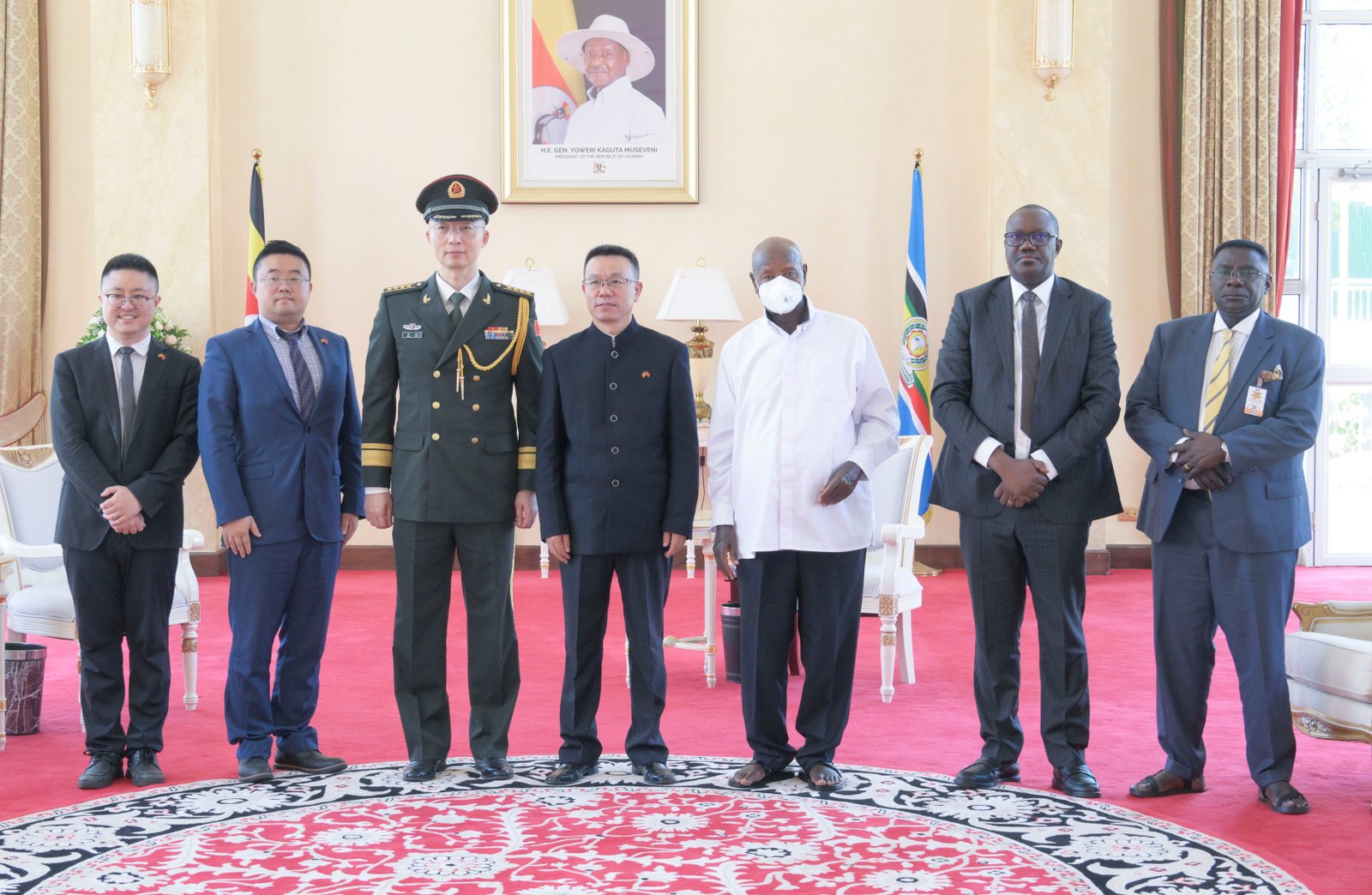 New envoys presenting credentials